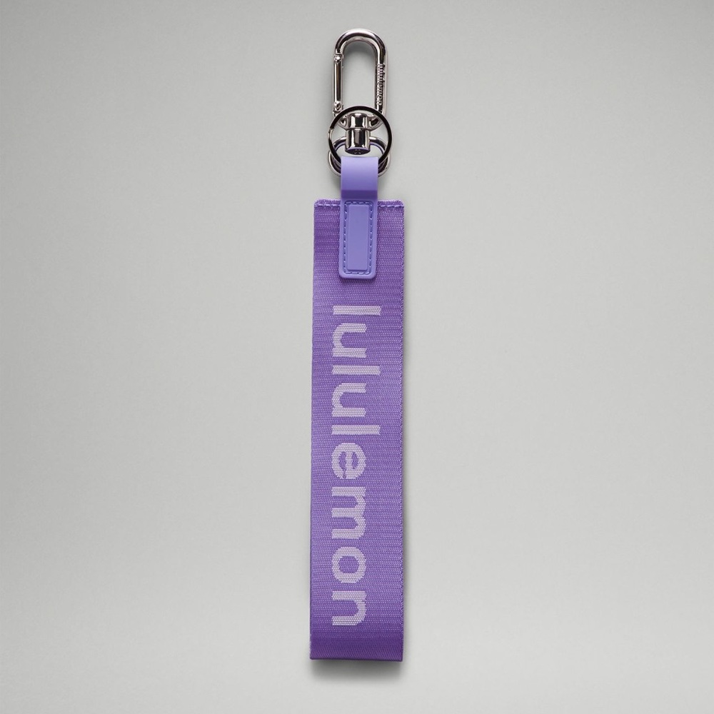 Dark Lavender Lululemon Never Lost Keychain NWT